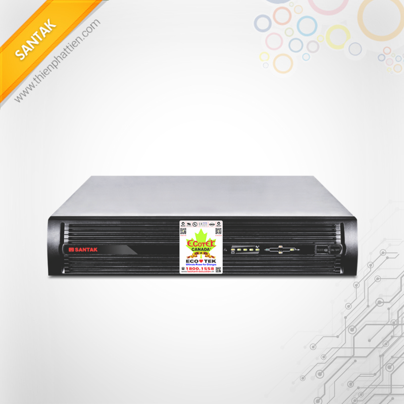 Bộ Lưu Điện UPS SANTAK Rack 3KS (3KVA/2,7KW)  