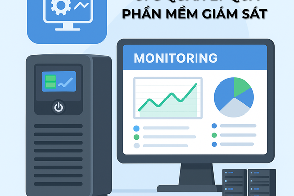 Lợi ích khi dùng UPS có tính năng quản lý qua phần mềm giám sát