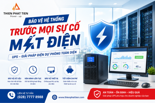 Bộ Lưu Điện UPS – Giải Pháp Điện Dự Phòng Toàn Diện Cho Doanh Nghiệp